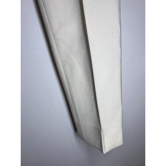 Akris Punto Womens Pants Size 8 Cream Pleated Trouser - Picture 3 of 13